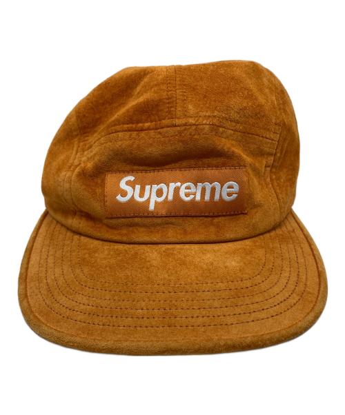 SUPREME（シュプリーム）Supreme (シュプリーム) Suede Camp Cap/スウェードキャンプキャップ オレンジの古着・服飾アイテム