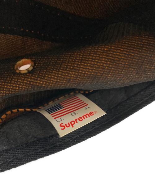 SUPREME（シュプリーム）Supreme (シュプリーム) Suede Camp Cap/スウェードキャンプキャップ オレンジの古着・服飾アイテム