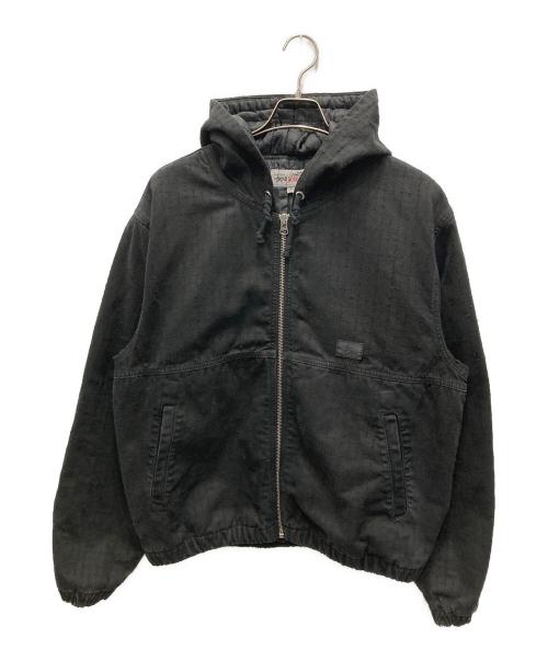 stussy（ステューシー）stussy (ステューシー) 24FW WORK JACKET CANVAS NEEDLE PUNCH ブラック サイズ:L 未使用品の古着・服飾アイテム