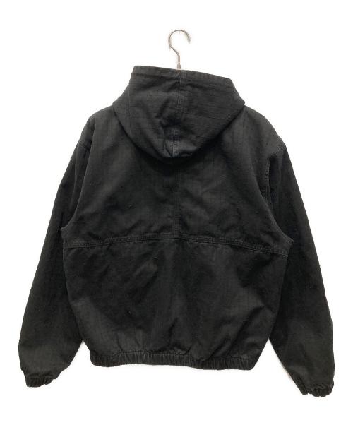 stussy（ステューシー）stussy (ステューシー) 24FW WORK JACKET CANVAS NEEDLE PUNCH ブラック サイズ:L 未使用品の古着・服飾アイテム