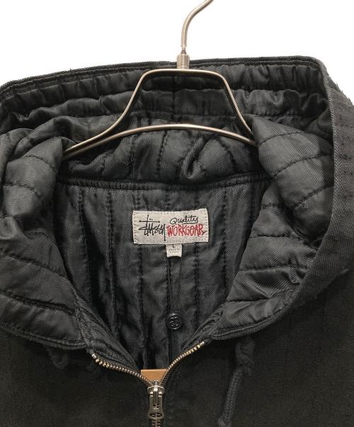 stussy（ステューシー）stussy (ステューシー) 24FW WORK JACKET CANVAS NEEDLE PUNCH ブラック サイズ:L 未使用品の古着・服飾アイテム