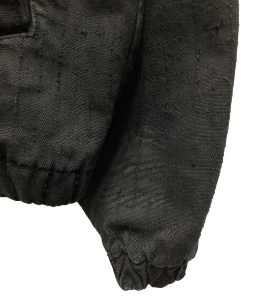 stussy（ステューシー）stussy (ステューシー) 24FW WORK JACKET CANVAS NEEDLE PUNCH ブラック サイズ:L 未使用品の古着・服飾アイテム