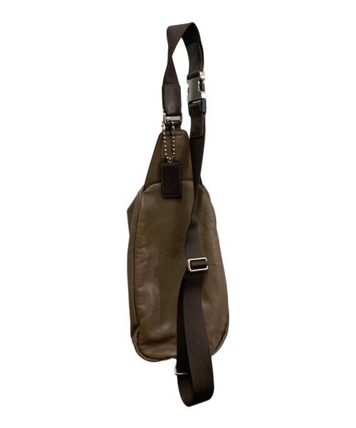 COACH（コーチ）COACH (コーチ) トンプソン レザースリングパック ブラウンの古着・服飾アイテム