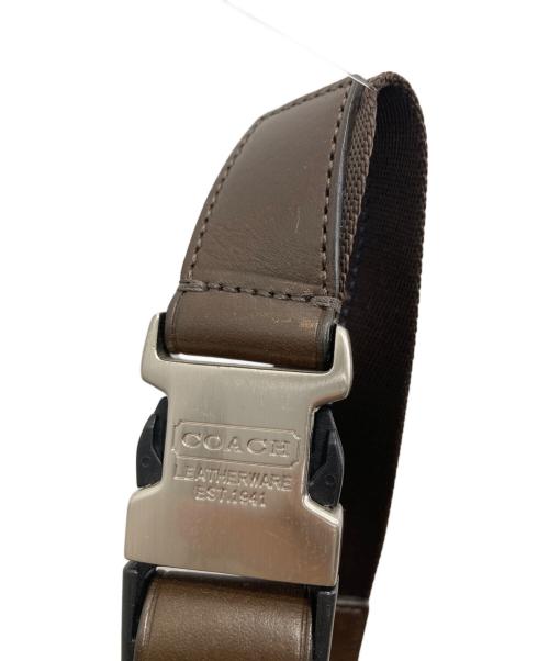 COACH（コーチ）COACH (コーチ) トンプソン レザースリングパック ブラウンの古着・服飾アイテム