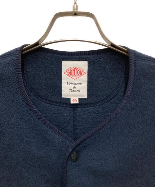 DANTON（ダントン）DANTON (ダントン) FLEECE COLLARLESS JACKET/フリース ノーカラー ジャケット ネイビー サイズ:44の古着・服飾アイテム
