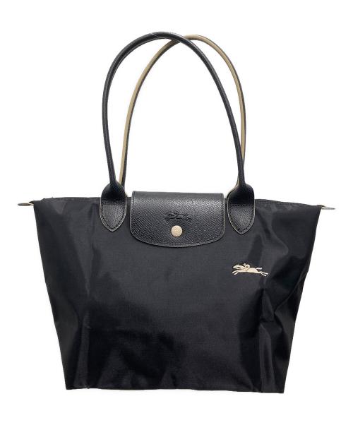 LONGCHAMP（ロンシャン）LONGCHAMP (ロンシャン) ルプリアージュトートバッグ ブラックの古着・服飾アイテム