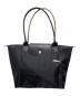 LONGCHAMP（ロンシャン）の古着「ルプリアージュトートバッグ」｜ブラック