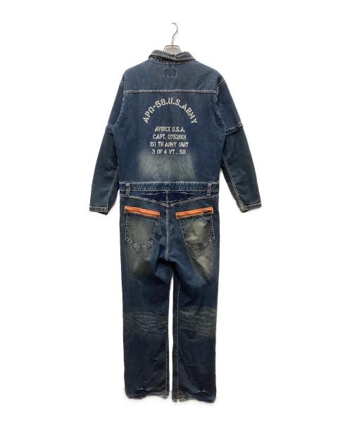 AVIREX（アヴィレックス）AVIREX (アヴィレックス) つなぎ インディゴ サイズ:XLの古着・服飾アイテム