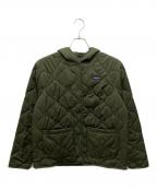 Patagoniaパタゴニア）の古着「キッズ・キルテッド・パファー」｜オリーブ