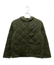 Patagonia（パタゴニア）の古着「キッズ・キルテッド・パファー」｜オリーブ