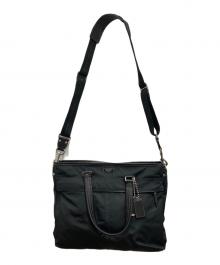 COACH（コーチ）の古着「2WAYブリーフケース」｜ブラック