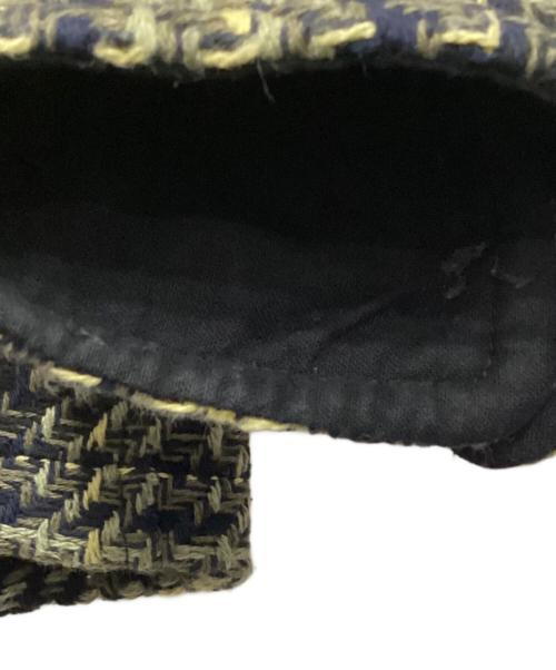 WAX LONDON（ワックスロンドン）WAX LONDON (ワックスロンドン) ホワイティングオーバーシャツ ブラック×イエロー サイズ:Mの古着・服飾アイテム