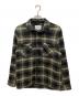 WAX LONDON（ワックスロンドン）の古着「ホワイティングオーバーシャツ」｜ブラック×イエロー