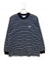 everyone（エブリワン）の古着「Border Long Sleeve Tee Shirt/ボーダーﾛﾝｸﾞスリーブTシャツ」｜ブラック×ネイビー