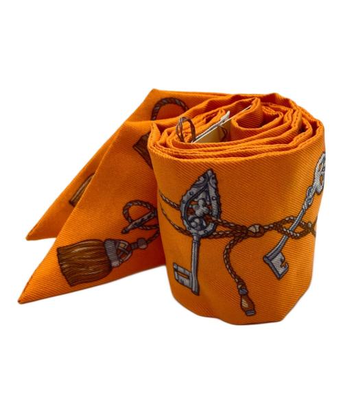 HERMES（エルメス）HERMES (エルメス) ツィリースカーフ オレンジ 未使用品の古着・服飾アイテム