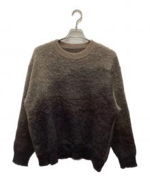 ssstein（シュタイン）の古着「GRADATION MOHAIR KNIT」｜ベージュ×ブラック