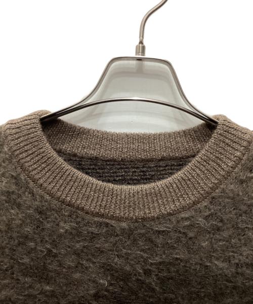 ssstein（シュタイン）ssstein (シュタイン) GRADATION MOHAIR KNIT ベージュ×ブラック サイズ:Mの古着・服飾アイテム