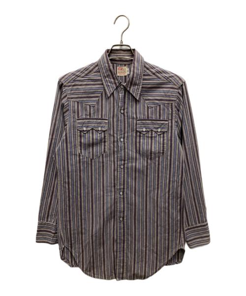 LEVI'S VINTAGE CLOTHING（リーバイス ビンテージ クロージング）LEVI'S VINTAGE CLOTHING (リーバイス ビンテージ クロージング) 99年製 テーラードウエスタンシャツ グレー サイズ:40の古着・服飾アイテム