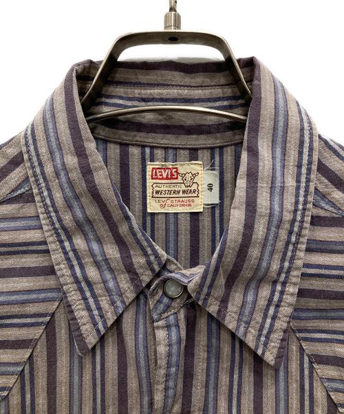 LEVI'S VINTAGE CLOTHING（リーバイス ビンテージ クロージング）LEVI'S VINTAGE CLOTHING (リーバイス ビンテージ クロージング) 99年製 テーラードウエスタンシャツ グレー サイズ:40の古着・服飾アイテム