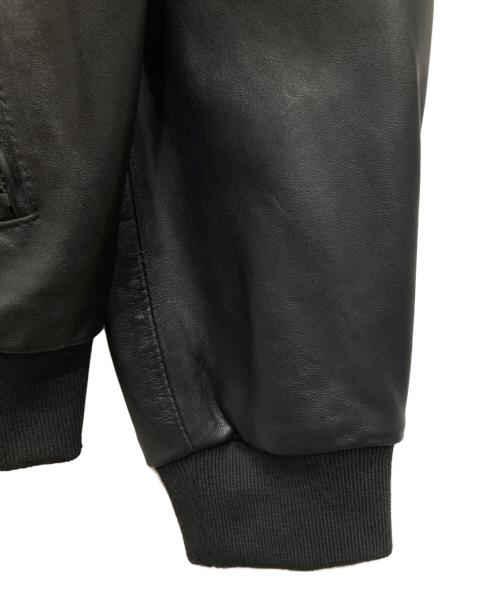 URBAN BARON（アーバンバロン）URBAN BARON (アーバンバロン) ラムレザーブルゾン ブラック サイズ:XXLの古着・服飾アイテム