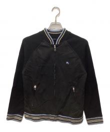 BURBERRY BLACK LABEL（バーバリーブラックレーベル）の古着「切替ジャケット」｜ブラック