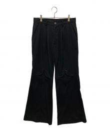 soerte（ソエルテ）の古着「フレアパンツ」｜ブラック