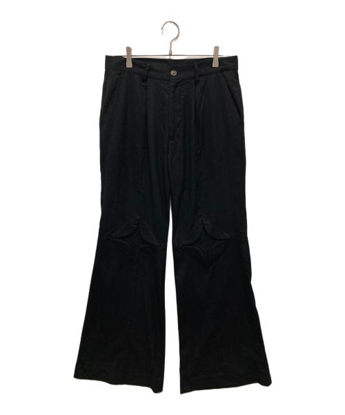 soerte（ソエルテ）soerte (ソエルテ) フレアパンツ ブラック サイズ:2の古着・服飾アイテム