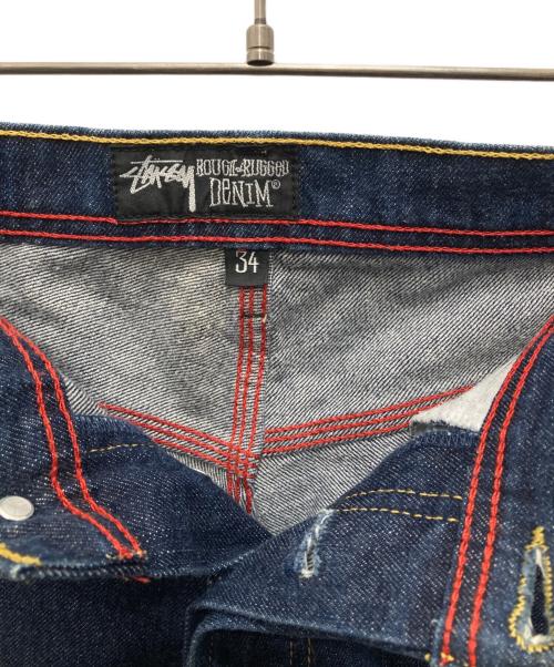 stussy（ステューシー）stussy (ステューシー) ROUGH AD RUGGED DENIM インディゴ サイズ:34の古着・服飾アイテム