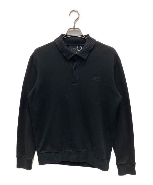 FRED PERRY（フレッドペリー）FRED PERRY (フレッドペリー) RAF SIMONS (ラフシモンズ) スウェット ブラック サイズ:38の古着・服飾アイテム
