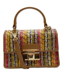 FURLA（フルラ）の古着「ヴェネレ トップハンドルバッグ」｜マルチカラー