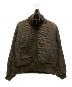 DAIWA PIER39ダイワ ピア39）の古着「TECH ARMY QUILTING HIGH NECK JACKET」｜ブラウン