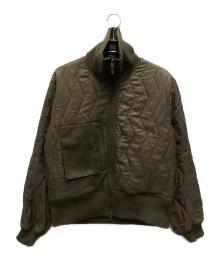 DAIWA PIER39（ダイワ ピア39）の古着「TECH ARMY QUILTING HIGH NECK JACKET」｜ブラウン