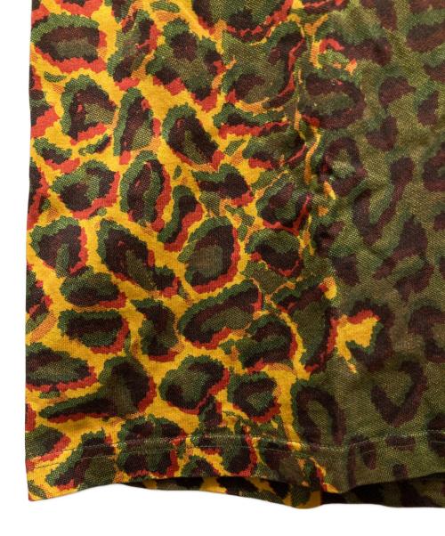 SUPREME（シュプリーム）Supreme (シュプリーム) 24FW Small Box L/S Tee Cheetah グリーン×イエロー サイズ:Sの古着・服飾アイテム