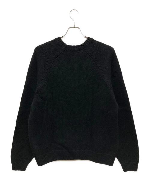 SUPREME（シュプリーム）SUPREME (シュプリーム) 24FW FLOCKED LOGO SWEATER ブラック サイズ:Mの古着・服飾アイテム