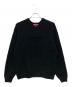 SUPREME（シュプリーム）の古着「24FW FLOCKED LOGO SWEATER」｜ブラック