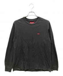 SUPREME（シュプリーム）の古着「24FW Small Box L/S Tee /トゥエンティフォーエフダブリュー スモールボックス エルエス ティー」｜チャコールグレー