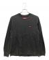 Supreme（シュプリーム）の古着「24FW Small Box L/S Tee /トゥエンティフォーエフダブリュー スモールボックス エルエス ティー」｜チャコールグレー
