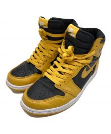 NIKE（ナイキ）の古着「Air Jordan 1 High OG "Pollen"/エア ジョーダン ワン ハイ オージー "パレン"」｜ブラック×イエロー