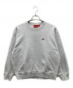 SUPREMEシュプリーム）の古着「Small Box Logo Crewneck/スモール ボックス ロゴ クルーネック」｜ライトグレー