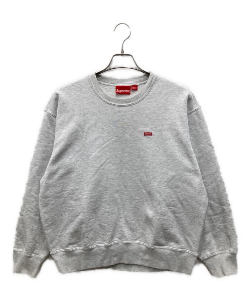 SUPREME（シュプリーム）Supreme (シュプリーム) Small Box Logo Crewneck/スモール ボックス ロゴ クルーネック ライトグレー サイズ:Sの古着・服飾アイテム
