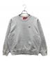 Supreme（シュプリーム）の古着「Small Box Logo Crewneck/スモール ボックス ロゴ クルーネック」｜ライトグレー