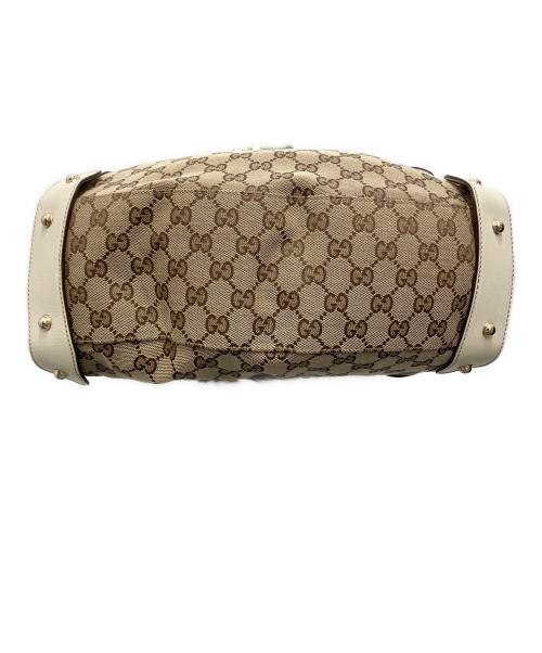 GUCCI（グッチ）GUCCI (グッチ) ホースビットハンドバッグ ベージュの古着・服飾アイテム