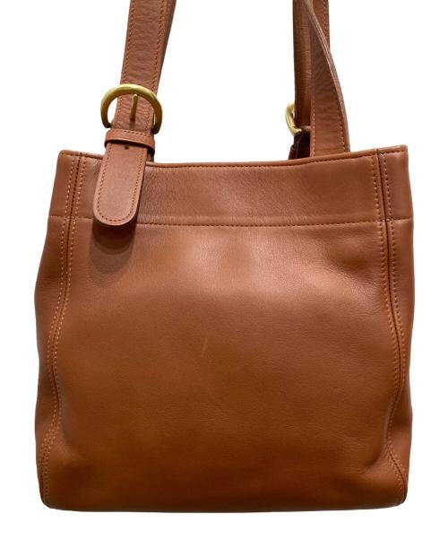 COACH（コーチ）COACH (コーチ) SOHO BUCKLE BAG/レザーワンショルダーバッグ ブラウンの古着・服飾アイテム