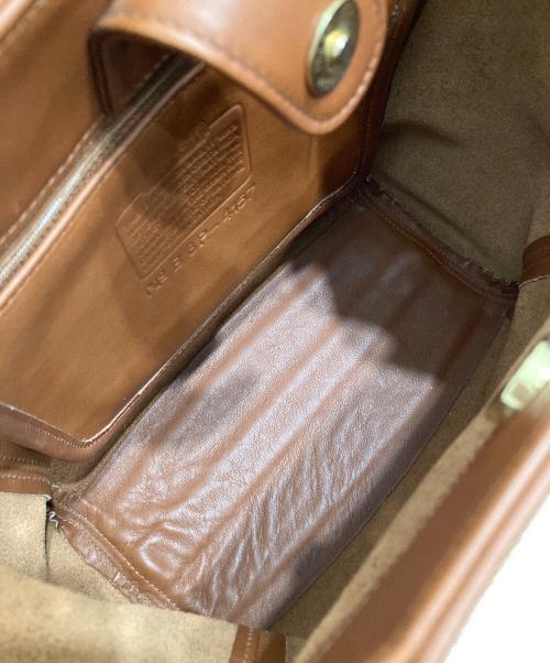COACH（コーチ）COACH (コーチ) SOHO BUCKLE BAG/レザーワンショルダーバッグ ブラウンの古着・服飾アイテム