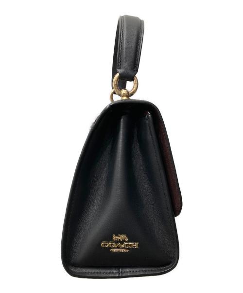COACH（コーチ）COACH (コーチ) TILLY TOP HANDLE SATCHEL/ティリー トップ ハンドル サッチェル ブラック×ブラウンの古着・服飾アイテム