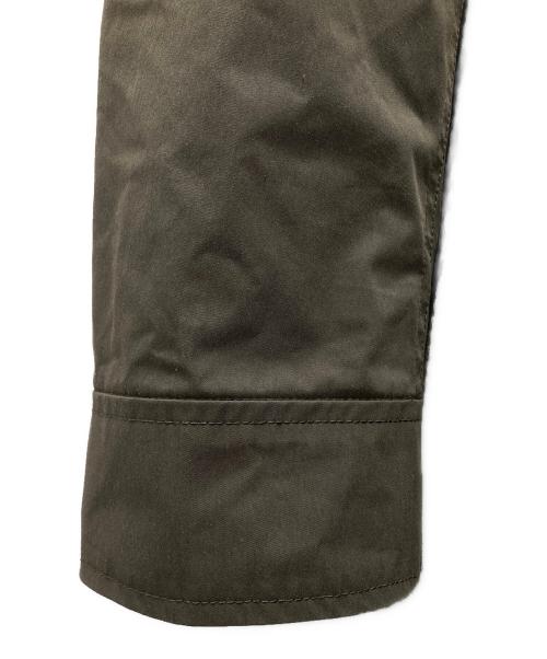 yves salomon（イヴサロモン）YVES SALOMON (イヴサロモン) Long Iconic parka in waterproof cotton blend with fox and rabbit fur グリーン サイズ:36 未使用品の古着・服飾アイテム