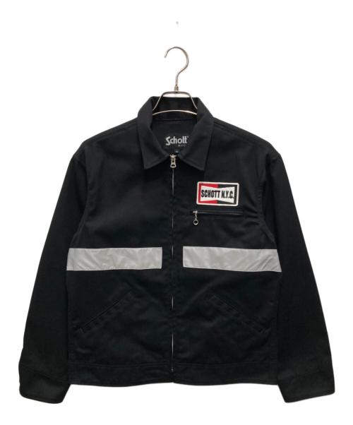 Schott（ショット）Schott (ショット) リフレクタースイングトップ ブラック サイズ:Mの古着・服飾アイテム