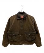 the australian outback collectionジーオーストラリアンオートバックコレクション）の古着「レザーカラーオイルドジャケット」｜ブラウン
