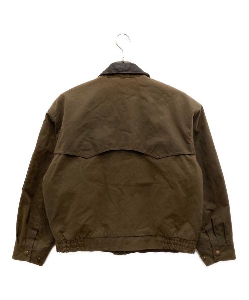 the australian outback collection（ジーオーストラリアンオートバックコレクション）the australian outback collection (ジーオーストラリアンオートバックコレクション) レザーカラーオイルドジャケット ブラウン サイズ:Sの古着・服飾アイテム