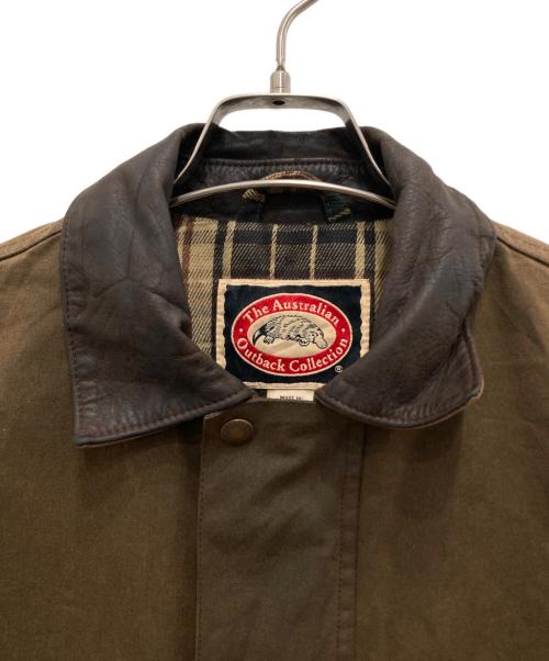 the australian outback collection（ジーオーストラリアンオートバックコレクション）the australian outback collection (ジーオーストラリアンオートバックコレクション) レザーカラーオイルドジャケット ブラウン サイズ:Sの古着・服飾アイテム